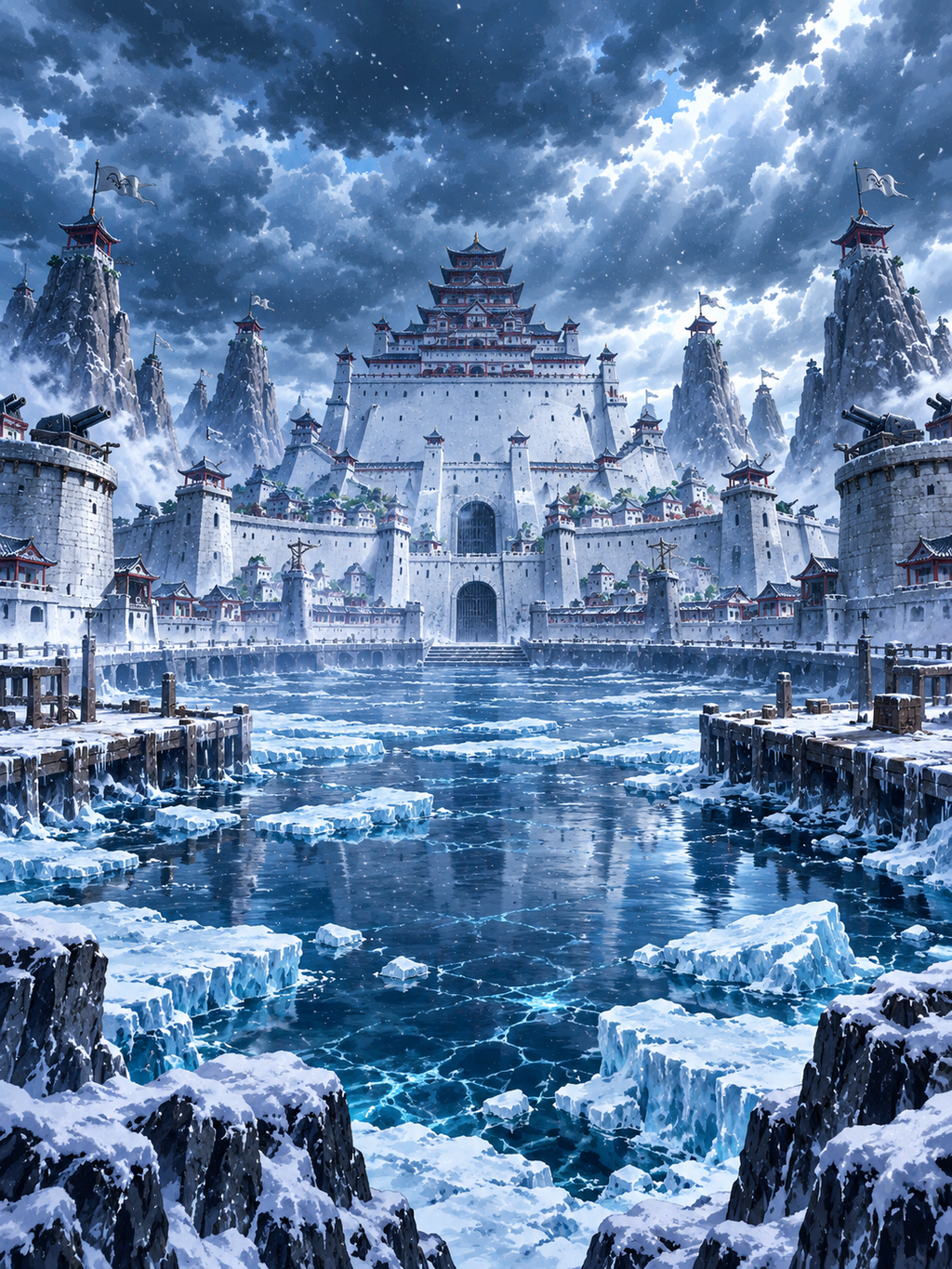 Frozen Harbor Fortress - Air Freshener