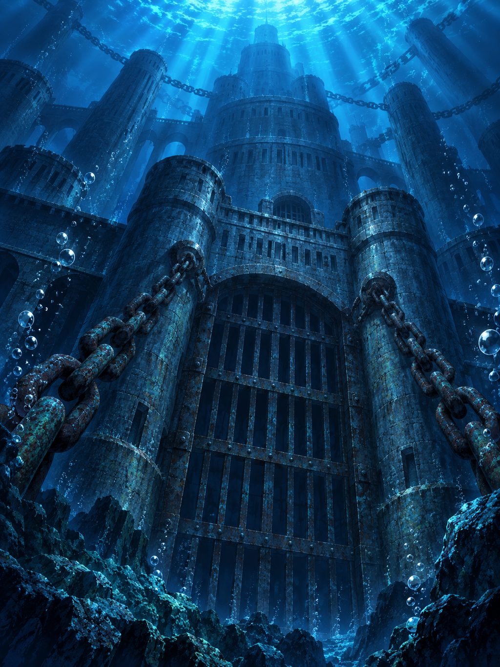 Chained Underwater Prison - Air Freshener
