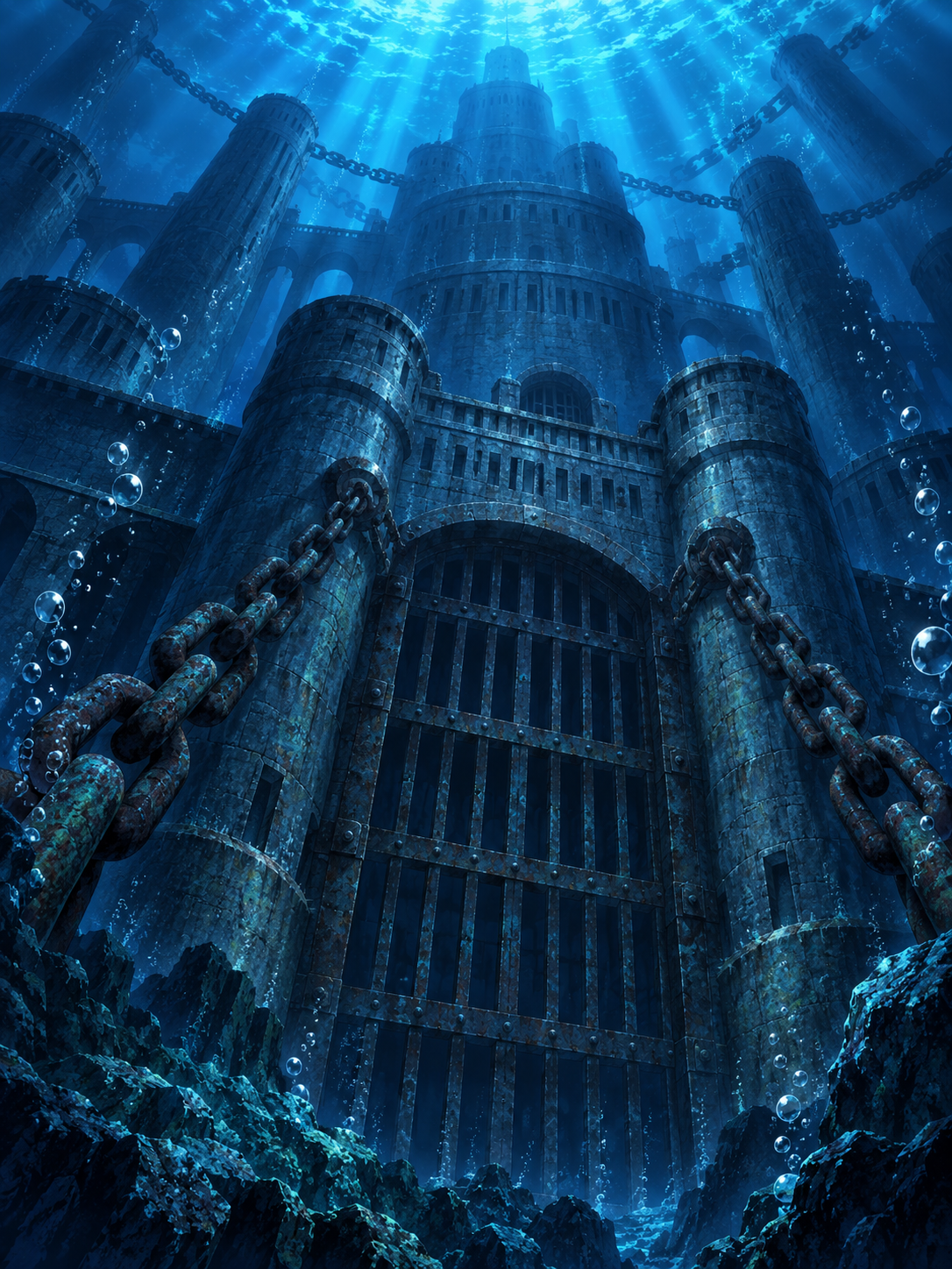 Chained Underwater Prison - Air Freshener