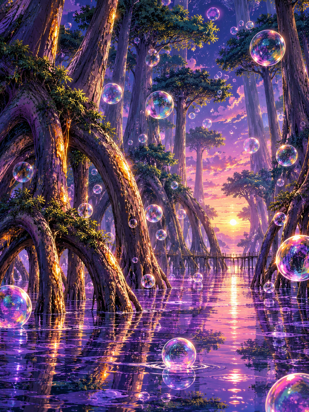 Moonlit Mangrove Bubble Forest - Air Freshener
