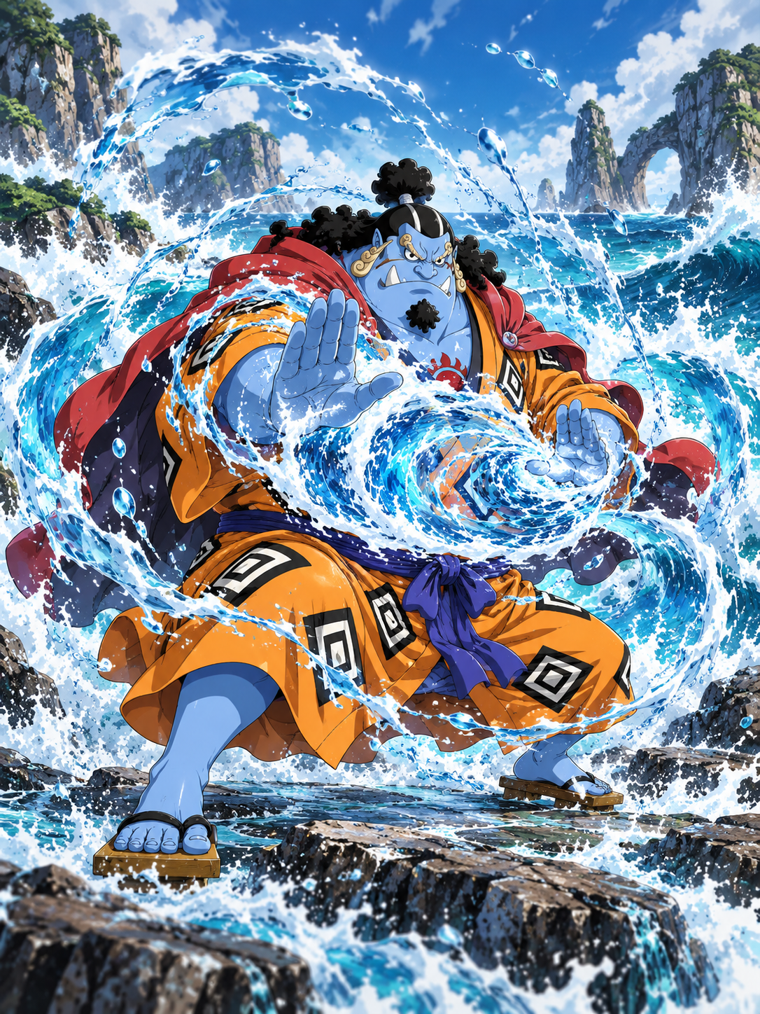 Jinbe's Crashing Wave Strike - Air Freshener