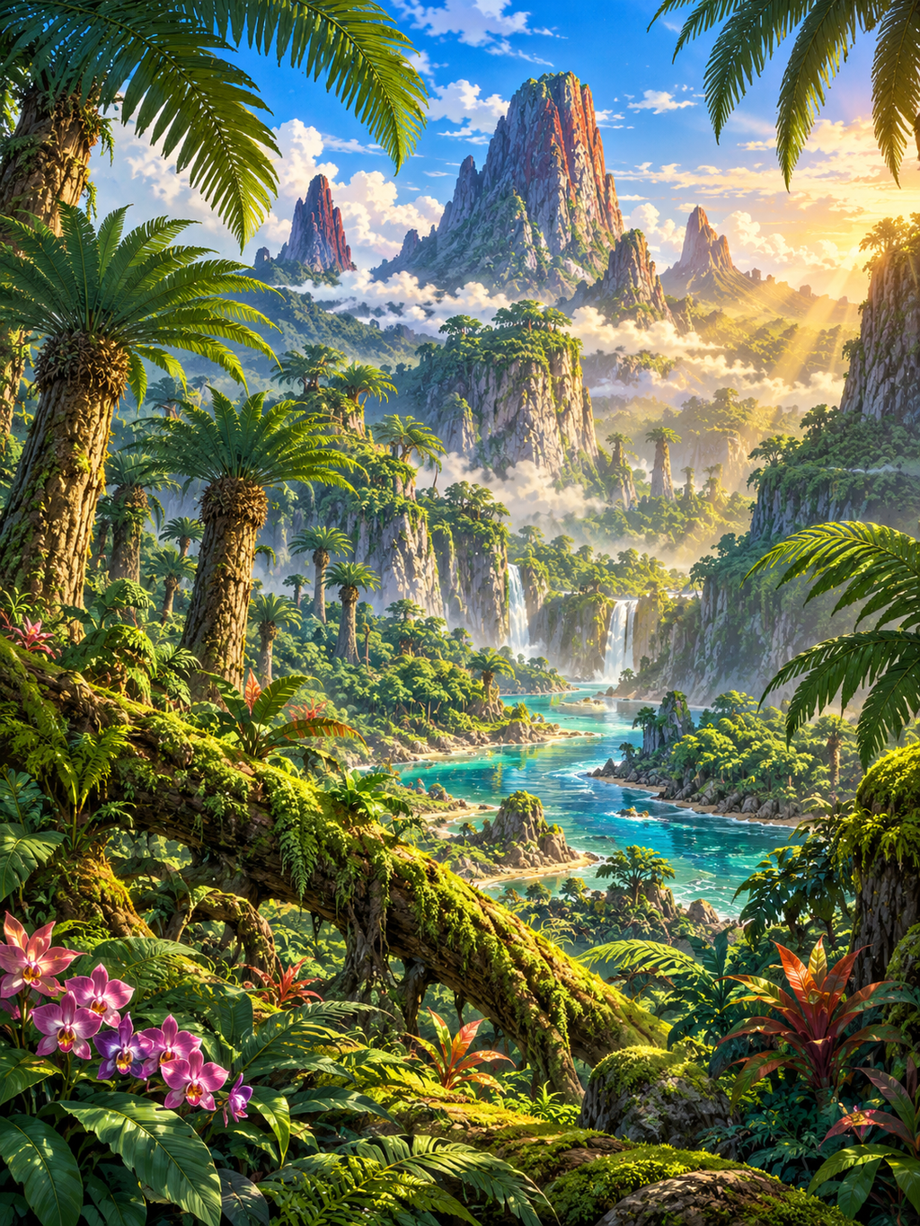 Tropical Valley of Waterfalls - Air Freshener