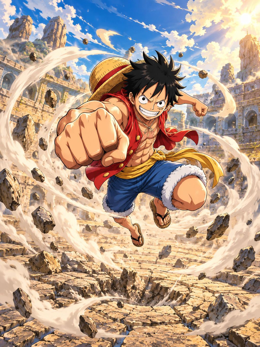 Luffy's Rubble Breaking Punch - Air Freshener
