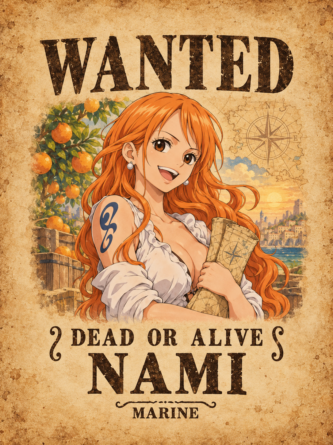 Nami Wanted Poster - Air Freshener