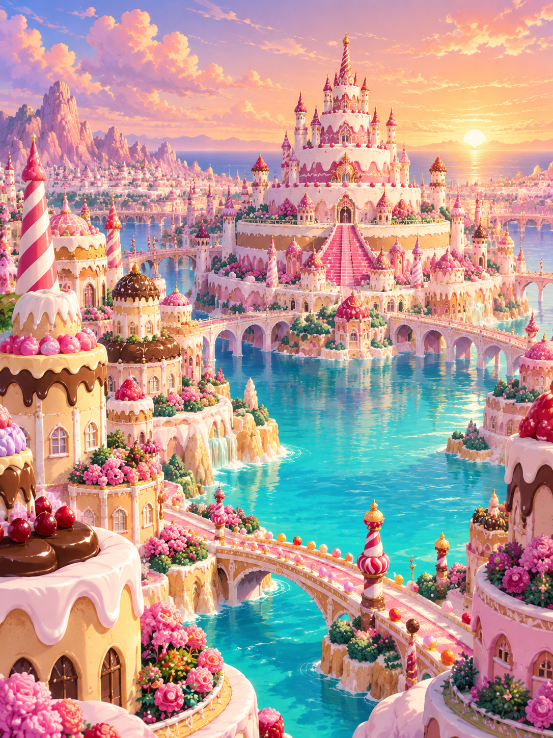 Sunset Candy Castle - Air Freshener