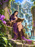 Nico Robin Reading in the Ancient Ruins - Air Freshener