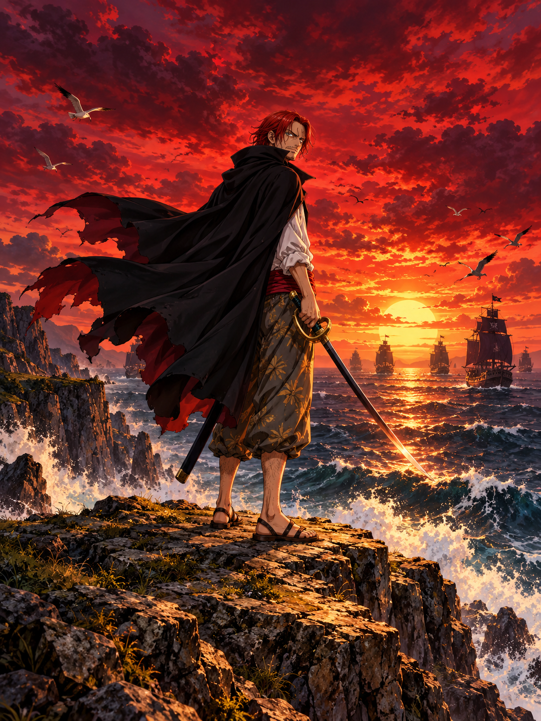 Shanks Above the Crimson Sea - Air Freshener