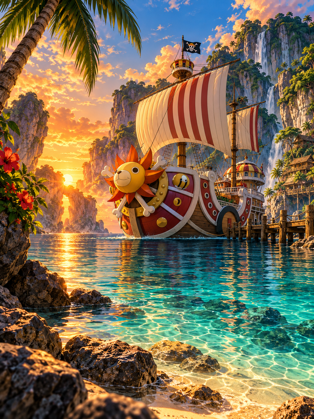 Thousand Sunny at the Sunset Cove - Air Freshener