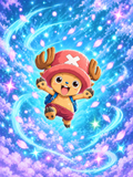 Chopper in a Sparkling Blossom Swirl - Air Freshener
