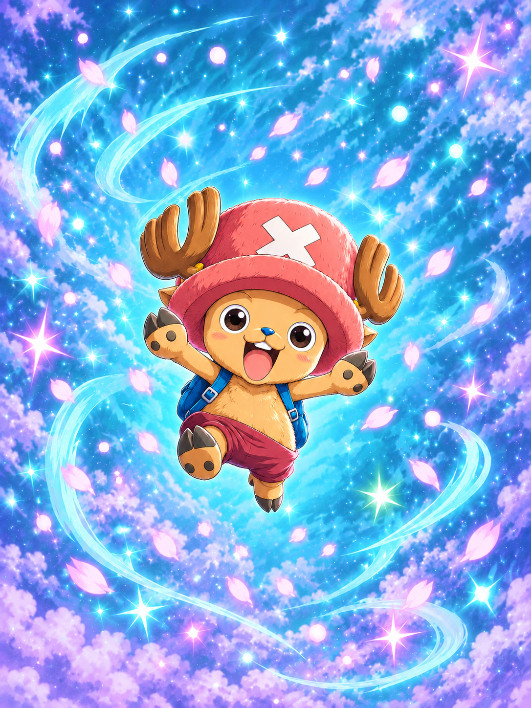 Chopper in a Sparkling Blossom Swirl - Air Freshener