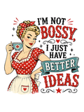 Not Bossy, Just Better Ideas - Red Dress Air Freshener