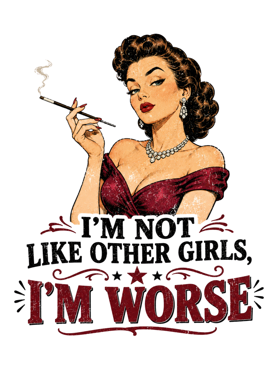 Not Like Other Girls, I'm Worse - Vintage Dress Air Freshener