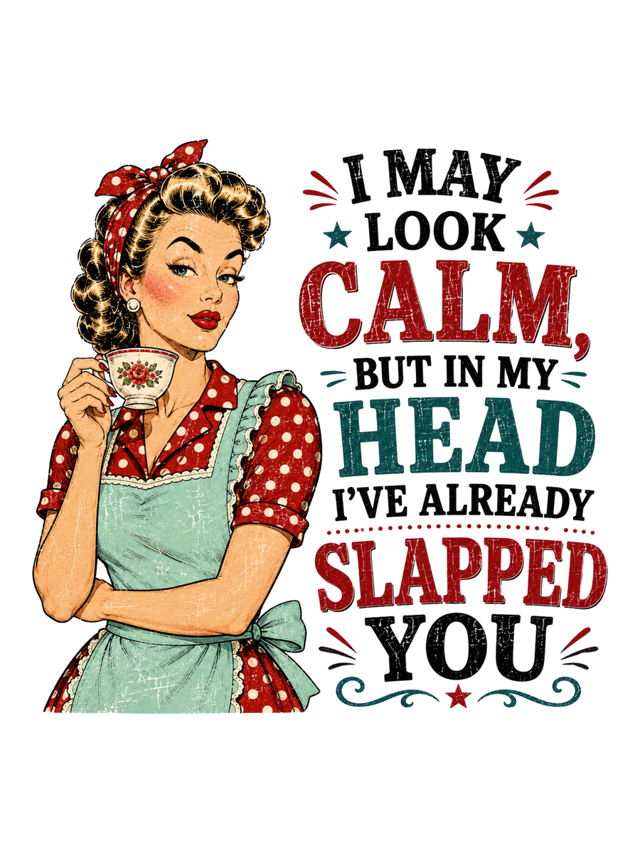 I May Look Calm, I've Already Slapped You Air Freshener