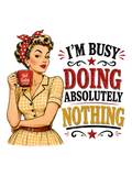 Busy Doing Absolutely Nothing Air Freshener