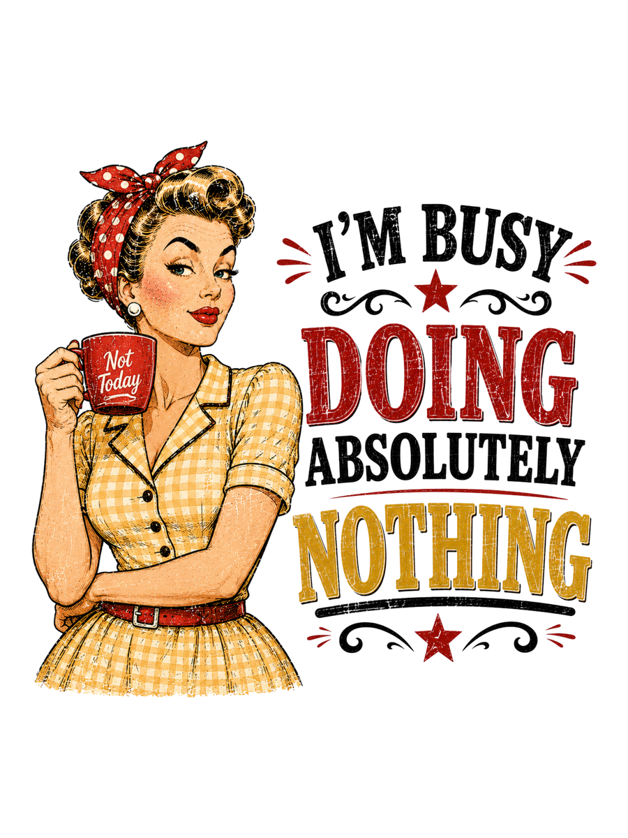 Busy Doing Absolutely Nothing Air Freshener
