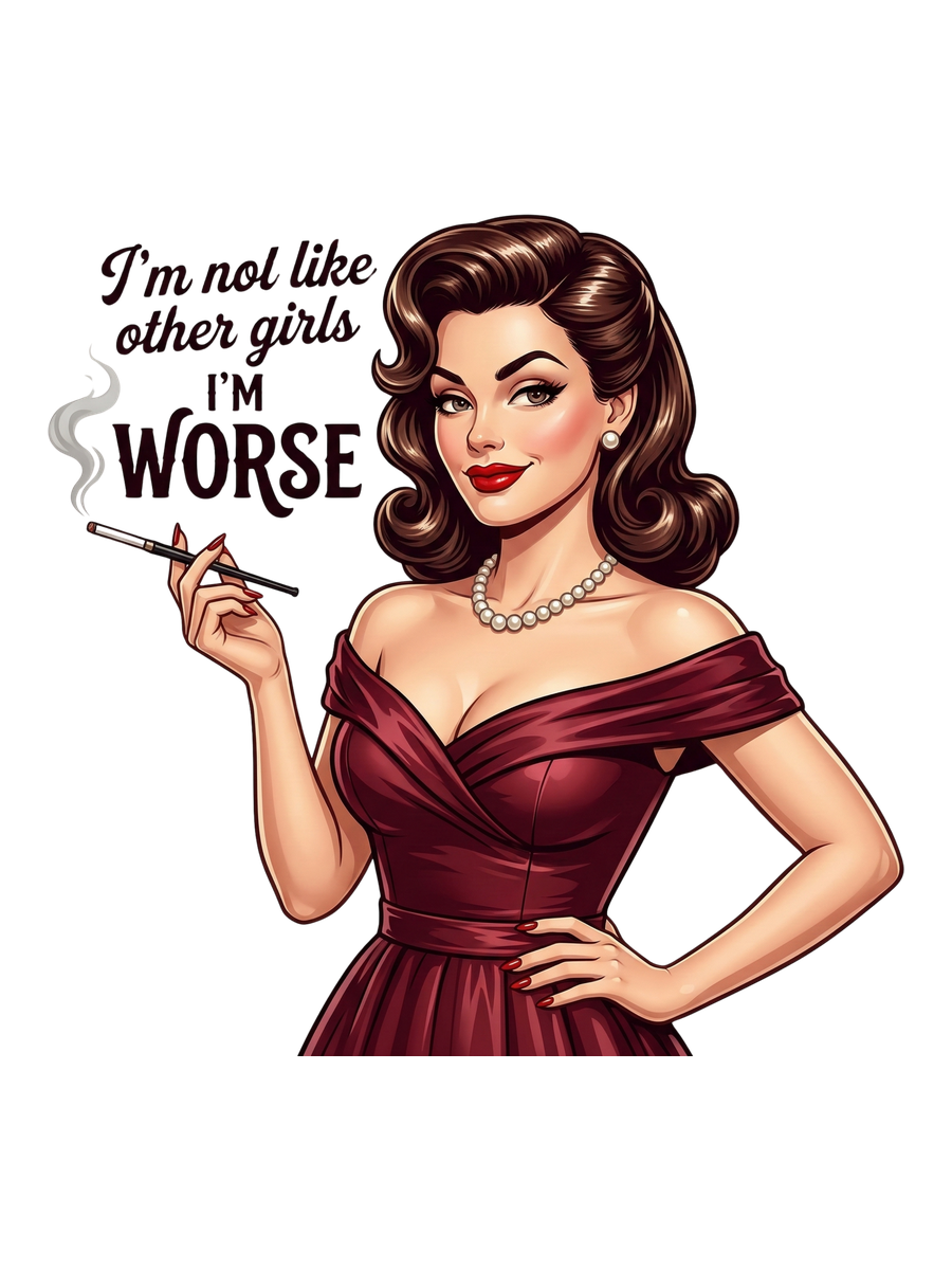 Not Like Other Girls, I'm Worse - Cocktail Dress Air Freshener