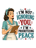 Not Ignoring You, Prioritizing Peace Air Freshener