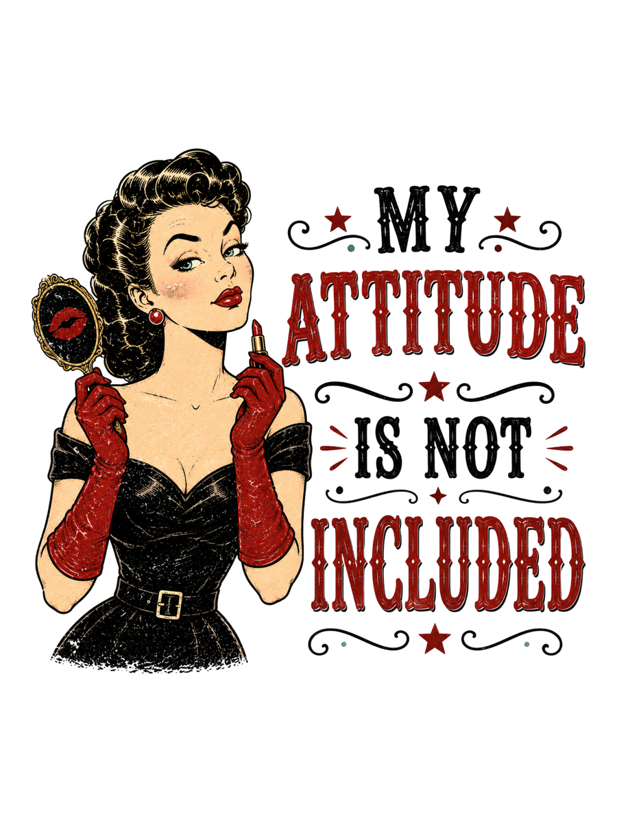 My Attitude Is Not Included Air Freshener