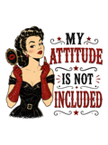 My Attitude Is Not Included Air Freshener