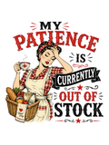 Patience Out of Stock - Grocery Basket Air Freshener