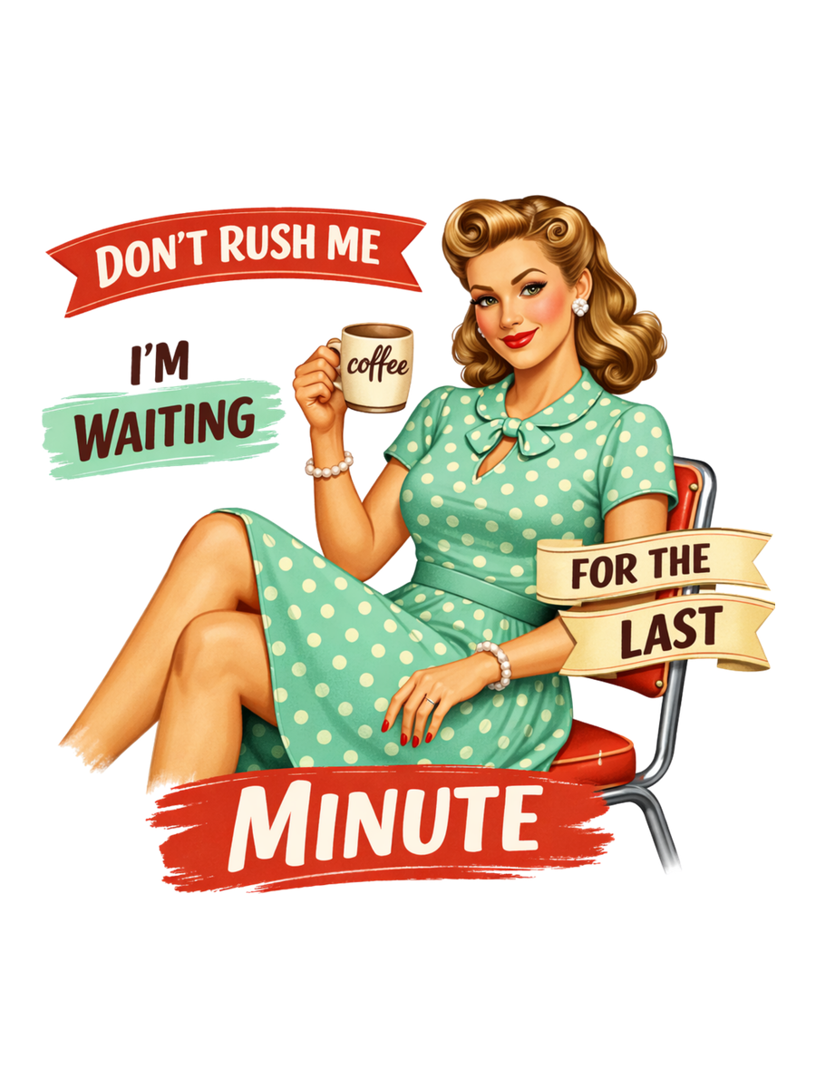 Don't Rush Me, Waiting for the Last Minute Air Freshener
