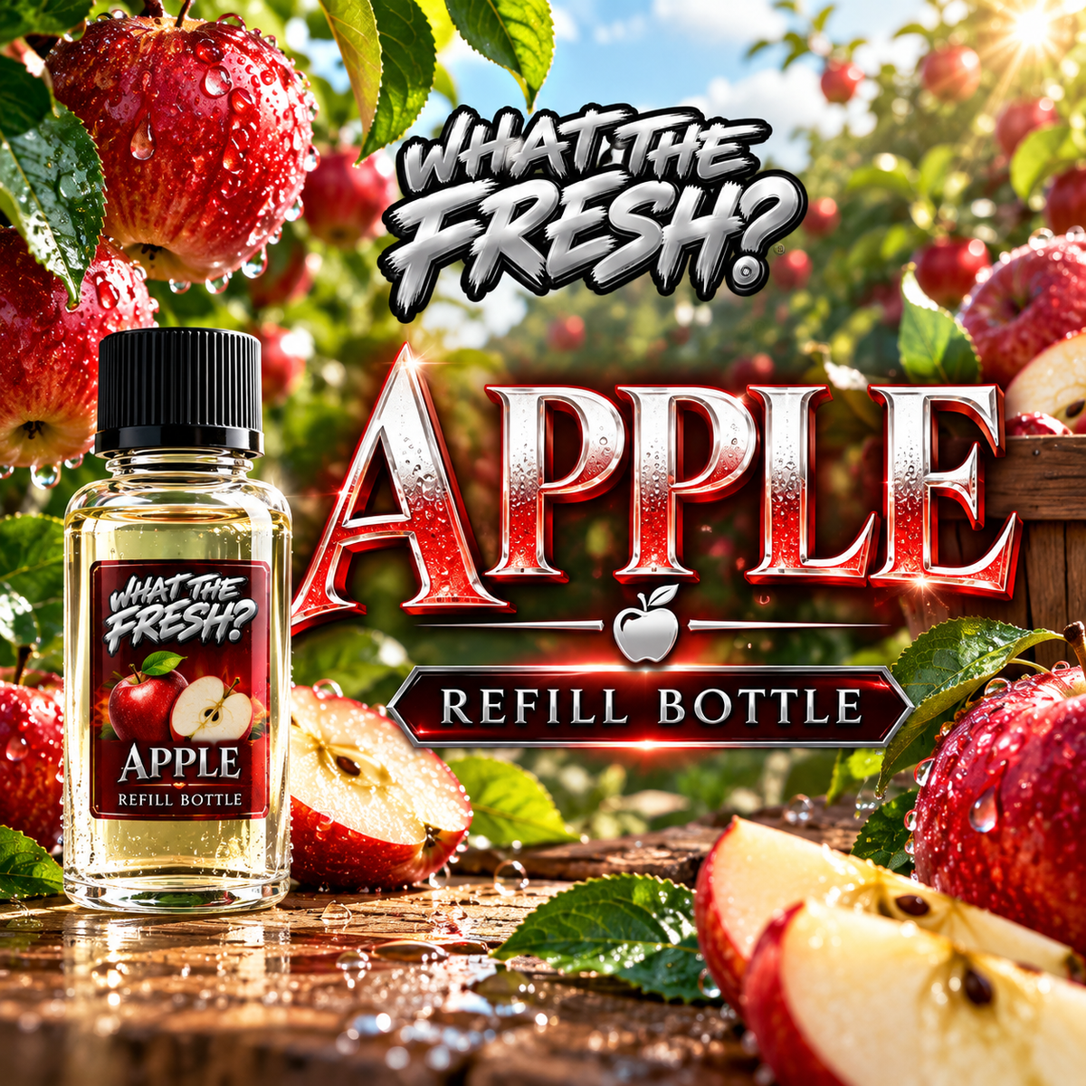 Apple refill bottle