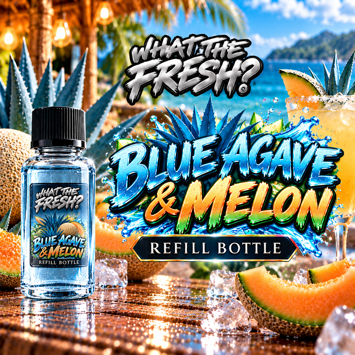 Blue Agave & Melon refill bottle