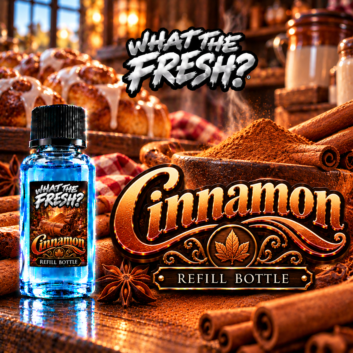 Cinnamon refill bottle