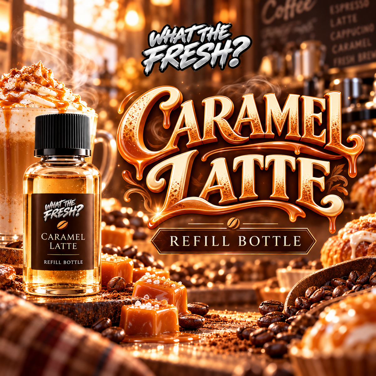 Caramel Latte refill bottle