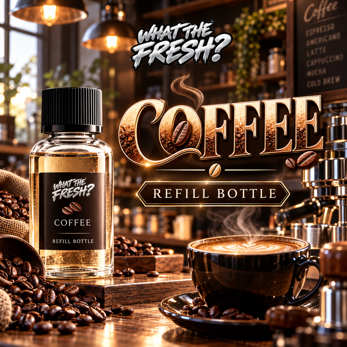 Coffee refill bottle