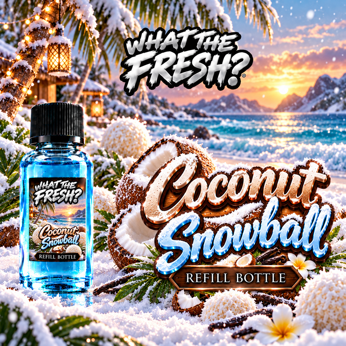 Coconut Snowball refill bottle