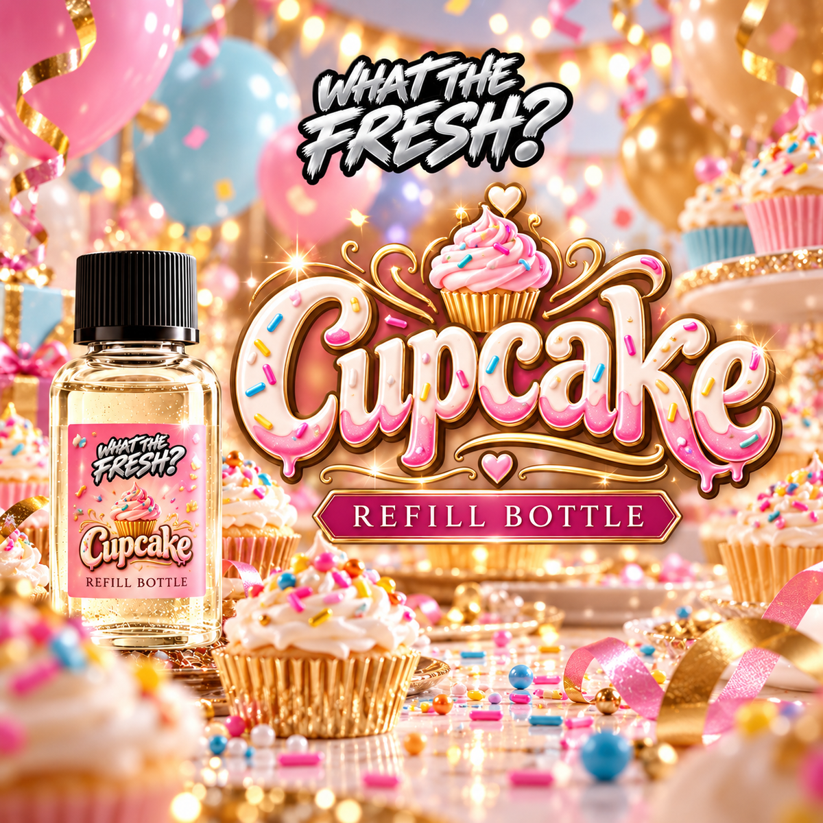 Cupcake refill bottle