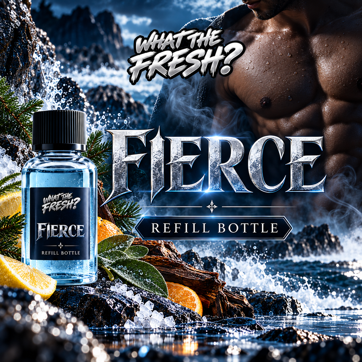 Fierce refill bottle