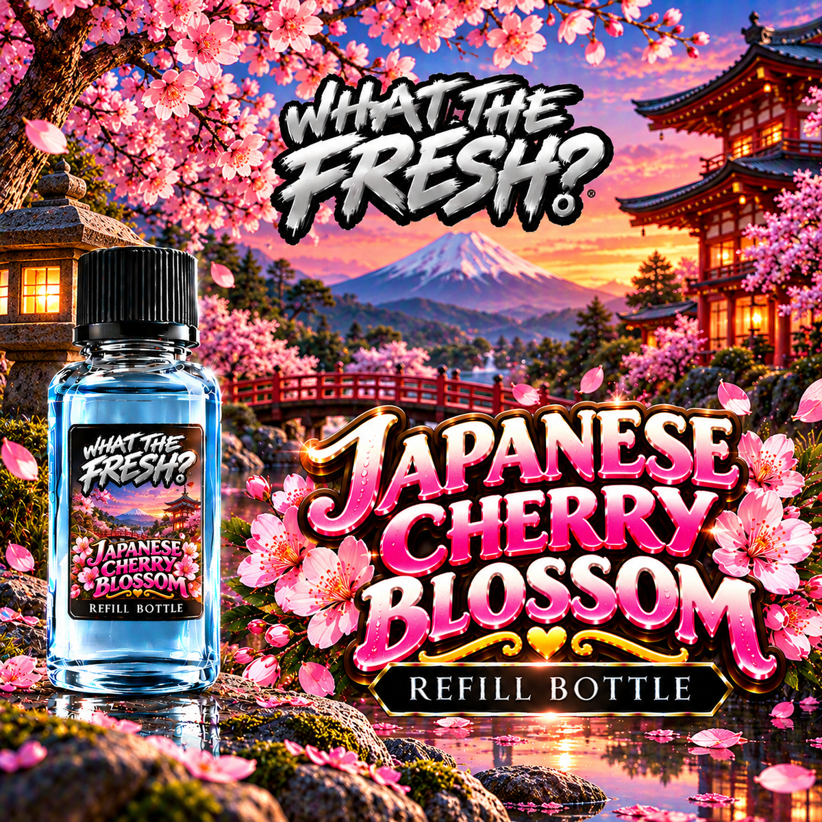 Japanese Cherry Blossom refill bottle