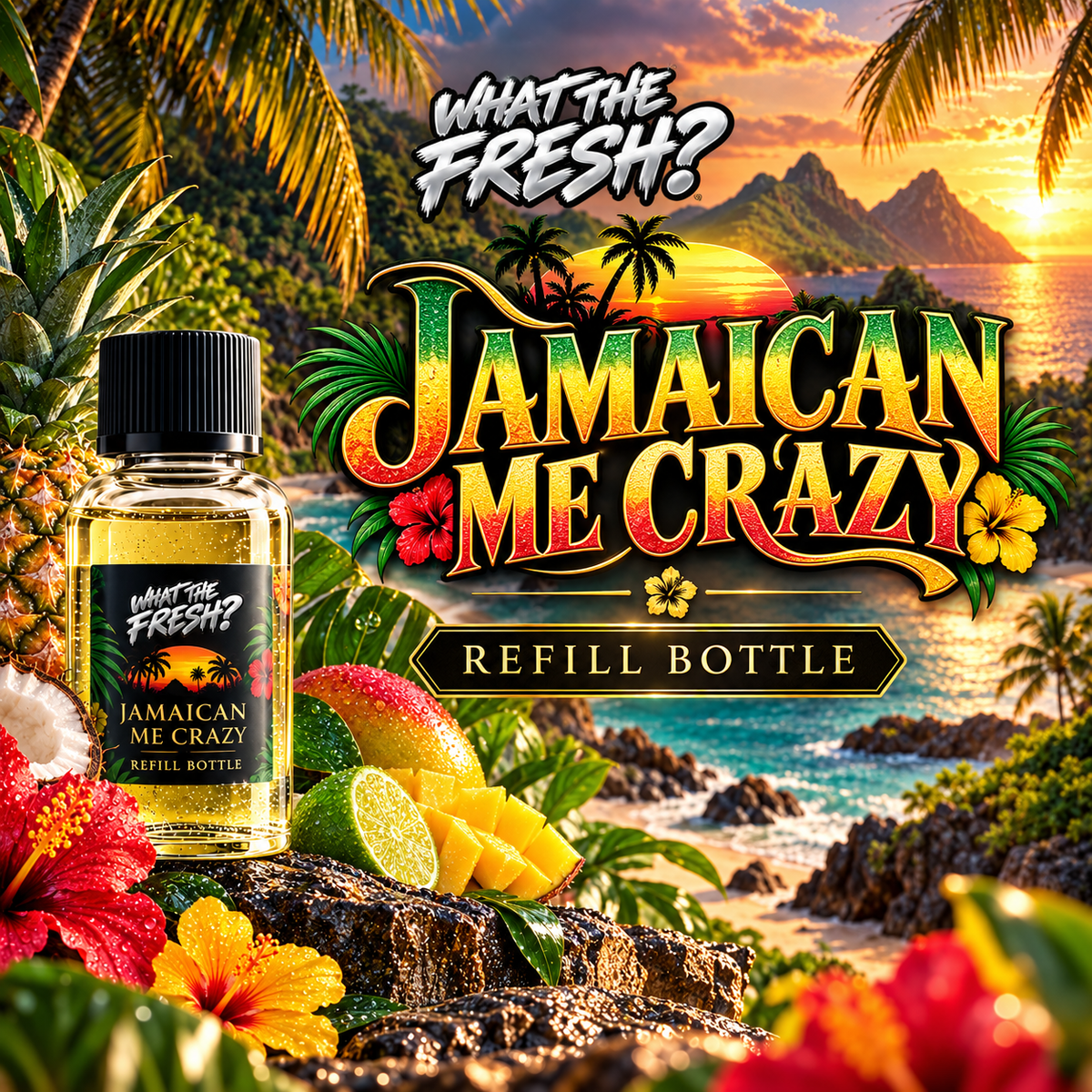 Jamaican Me Crazy refill bottle