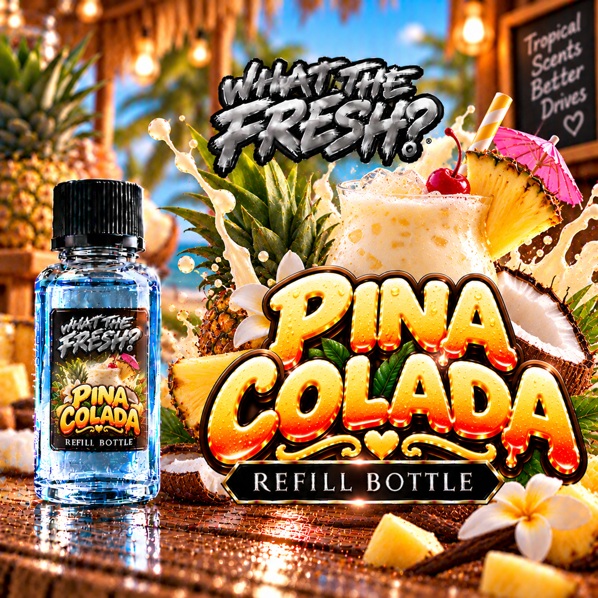 Piña Colada refill bottle