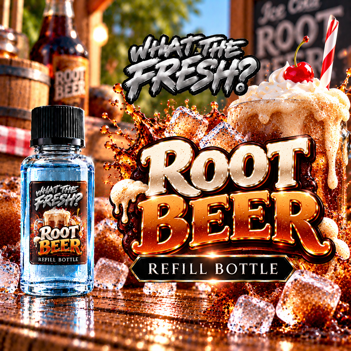 Root Beer refill bottle