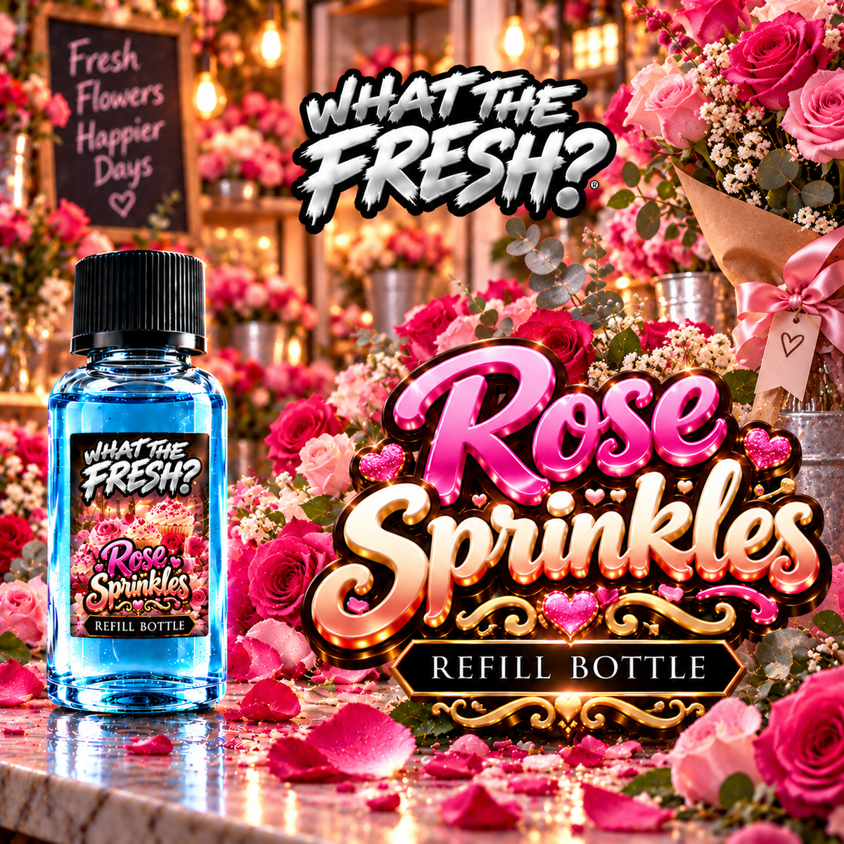Rose Sprinkles refill bottle