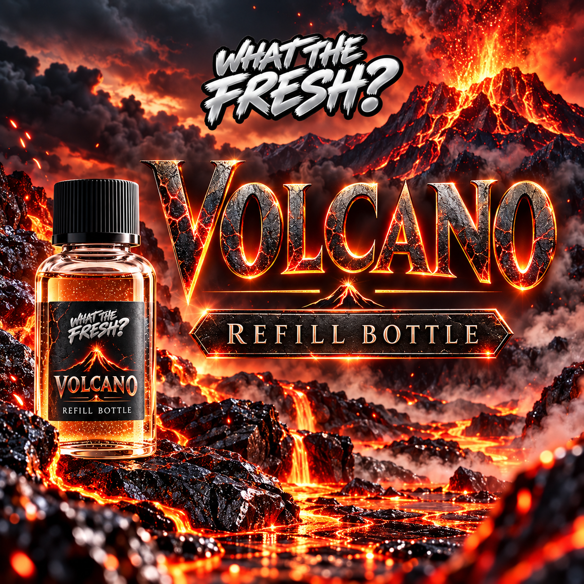 Volcano refill bottle